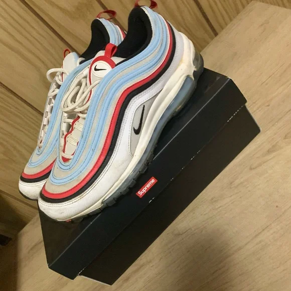 Nike | Shoes | Size 9 Nike Air Max 97 Light Blue | Poshmark